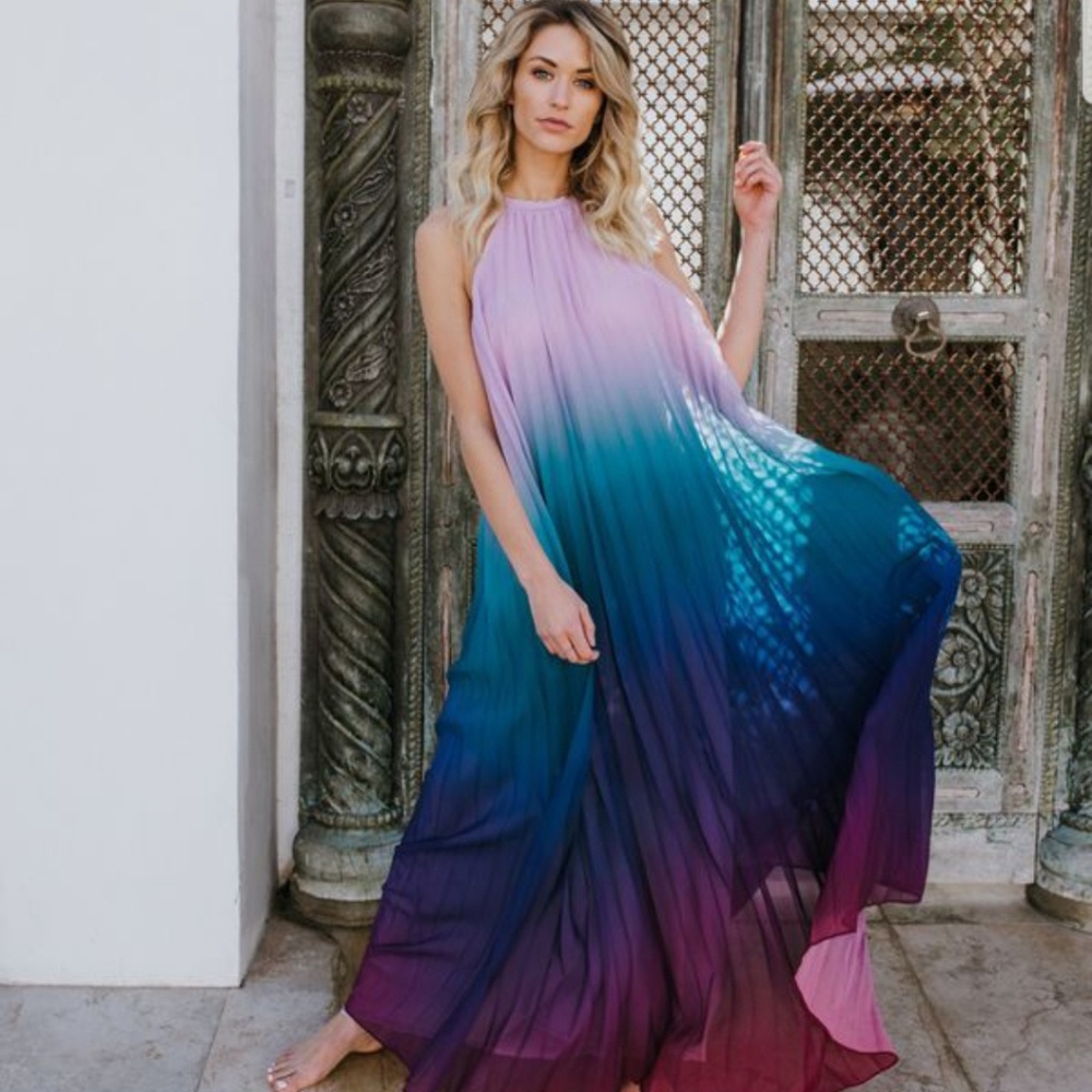 Vici ombre maxi dress